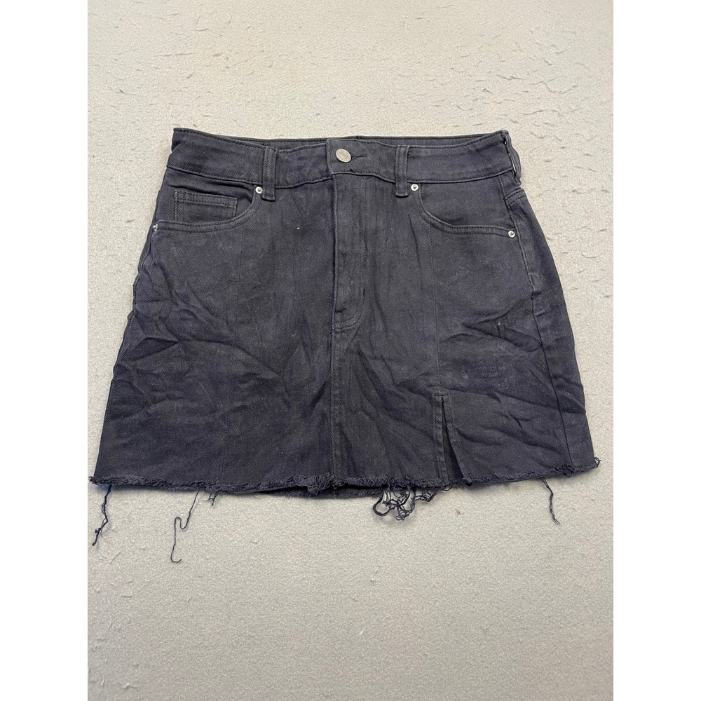 PacSun Mini Skirt Denim Black W27 Womens